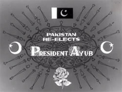 General Ayun Khan Re-Elected in Presidental Election in 1965