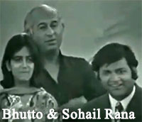 Sohail Rana with Zulfikar Ali Bhutto