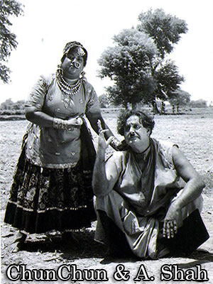 ChunChun and A. Shah in film Mouj Mela (1963)