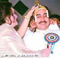 Wajahat Attray with Madam Noor Jehan
