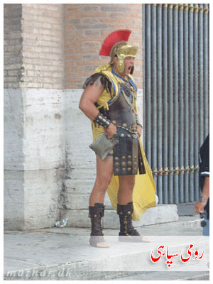 A Roman soldier in 2005